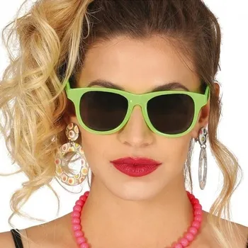 Karnevalový doplněk Guirca Brýle neonově zelené