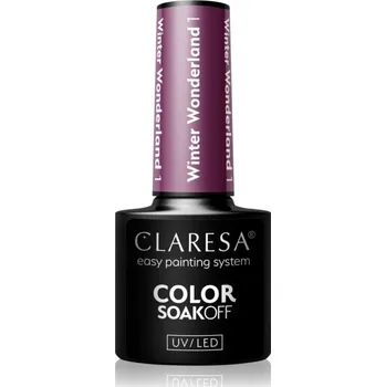 Lak na nehty Claresa SoakOff UV/LED Color Winter Wonderland gelový lak na nehty odstín 5 g