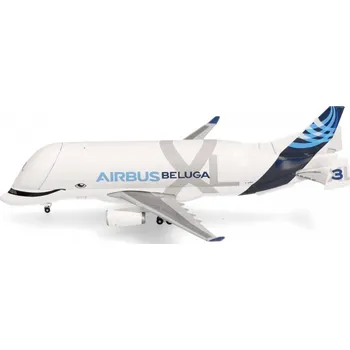 Plastikový model Herpa - Airbus A330-743L, Beluga XL Airbus Transport International "Beluga House Colors" XL3, Francie, 1/500