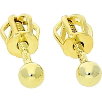 Náušnice Goldstore Zlaté pecky kuličky Váha: 0.77 g