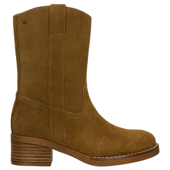 Dámské polobotky Světle Hnědé Kotníkové Boty Na Zip Wojas 5529863 39