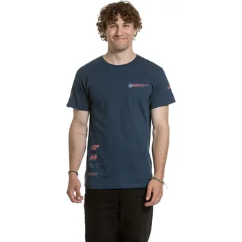 Pánská móda Pánské tričko Meatfly Furious modrá XXL