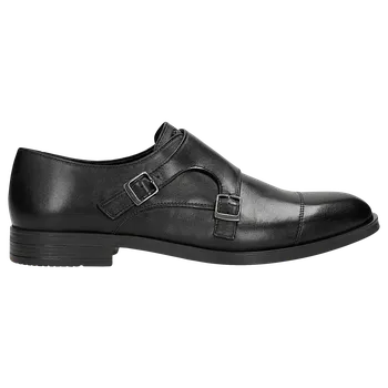 Pánské polobotky Klasické Pánské Monky Se Dvěma Přezkami Wojas 1026551 40