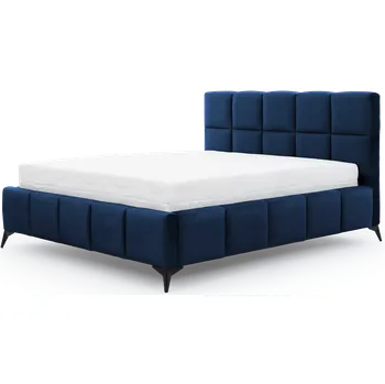 Postel Dvoulůžková postel MIST 160x200 Velvetmat 40 tmavě modrá