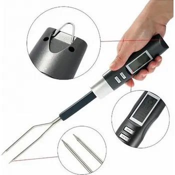 Kuchyňský teploměr Grugen BBQ Meet Kuchyňská jehla s LCD displejem