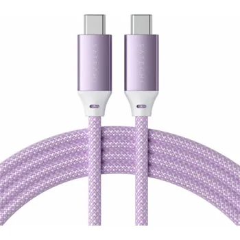 Datový kabel Satechi kabel USB-C do USB-C kabelu 100W 2m - Purple