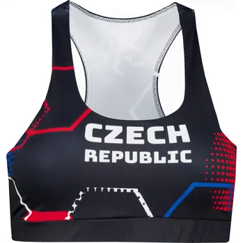 Podprsenka Dámská funkční sportovní podprsenka premium ALTISPORT VOJ/ALW036POD01 HEXA ČERNÁ XL