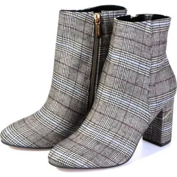 Dámské lodičky Dámská kotníková obuv 1/1-25330/33 Tamaris šedá Barva: tartan, Velikost: 36