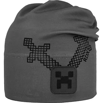 Kojenecká čepice RDX Bavlněná dlouhá čepice Minecraft šedá Vel. 5