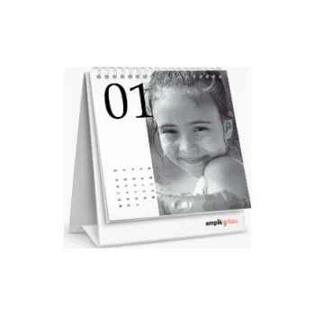 Fotokalendář Kalendarz biurkowy 14x14cm papier standard