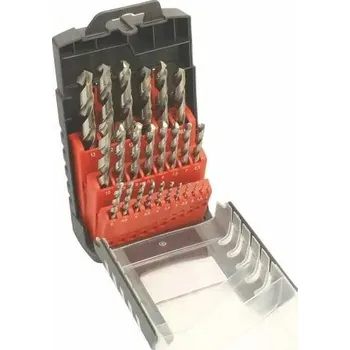 NÁSTROJE CZ Vrtáky do kovu kobaltové 1,00-13,00x0,5 mm, DIN 338RTiHSSCo5 PN 2907, sada 25 ks v plastu