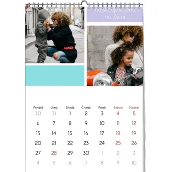 Fotokalendář Kalendarz 20x30cm papier kredowy 12 stron