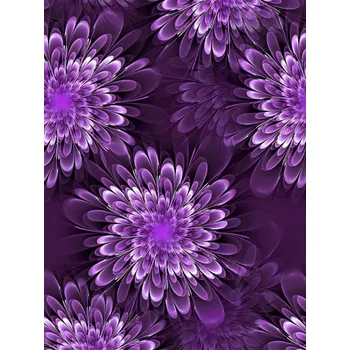 Venezia - Fialovorůžové fraktálové květy
