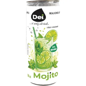 Limonáda Nealkoholický perlivý nápoj s příchutí MOJITO - plech - DEI 330ml