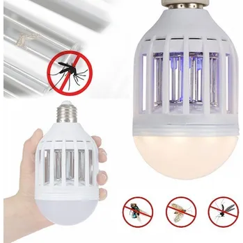 Elektrický lapač Grugen LED žárovka proti komárům a létajícímu hmyzu