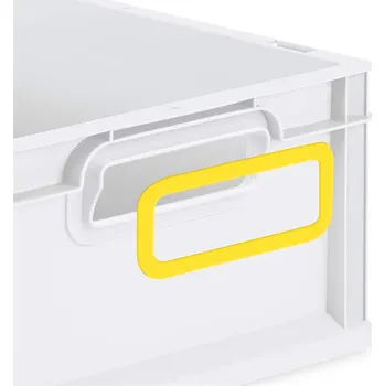 Rám na obraz Plastový rámeček pro rukojetí k přepravkám CYCLE, barva žlutá