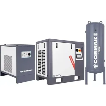 Kompresor Sada Kompresor LUFT 400 - 3,0 kW - 380 l/min. 230 V + Sušička N10S + Vertikální láhev 150 L
