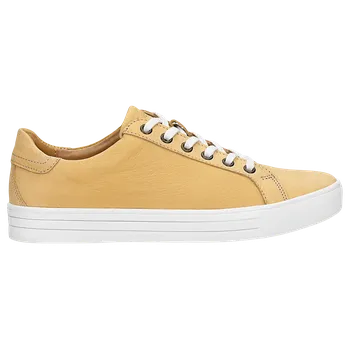 Dámské polobotky Béžové Kožené Tenisky Pro Ženy Na Bílé Podrážce Wojas 4607724 40