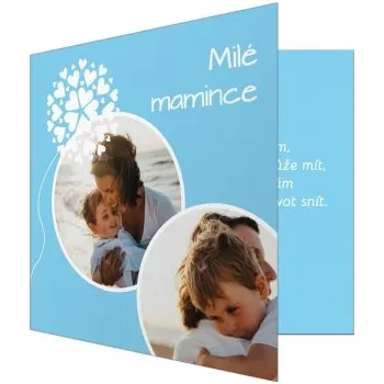empikfoto.cz Fotopřání Milé mamince 14x14 cm