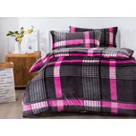 XPOSE® Mikroplyšové povlečení MÁŠA Exclusive - lila 140x200 cm, 70x90 cm, Mikroplyš + Prodloužená možnost vrácení zboží do 50 dnů