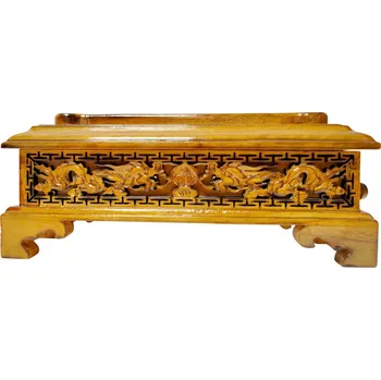 Vonná tyčinka Stojánek na vonné tyčinky dřevěný vyřezávaný 35 cm