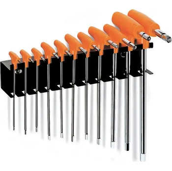 Beta tools Sada 11 zástrčných inbusových klíčů s T-rukojetí, s držákem