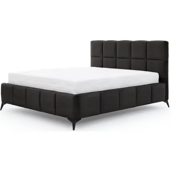 Postel Dvoulůžková postel MIST 140x200 Loco 05 tmavě šedá