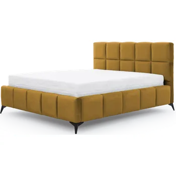 Postel Dvoulůžková postel MIST 140x200 Nube 45 žlutá