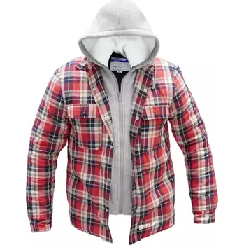 Oblečení a móda Zateplená flanelová mikina s&nbsp;kapucí, velikost S DEDRA BH63KF-S + Dárek, servis bez starostí v hodnotě 300Kč