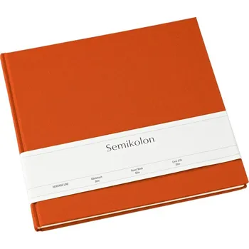 Diář Semikolon, Kniha hostů Semikolon Slim, oranžová - Formadore