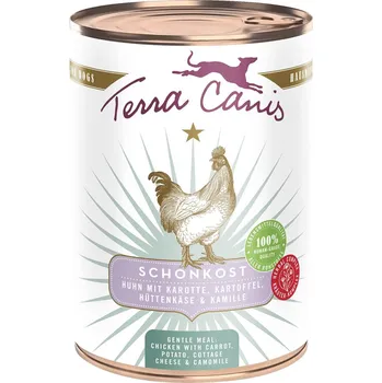 Krmivo pro psa Terra Canis šetrná strava kuře, mrkev, brambor, tvaroh a heřmánek 6x400 g