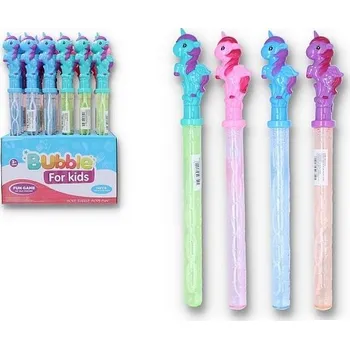 Bublifuk Velký bublifuk Jednorožec 40 cm Modrá