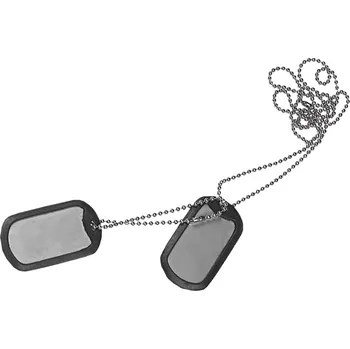 psí známka Helikon-Tex Psí známky nerezové s gumičkou - HELIKON