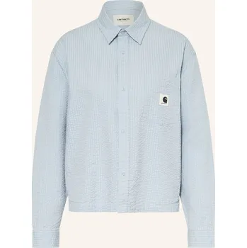 Dámská halenka Carhartt Wip Dámská Košilová Halenka Toland, tmavě modrá, 34