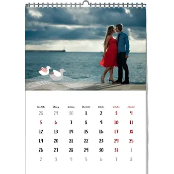 Fotokalendář Kalendarz 20x30cm papier kredowy 12 stron