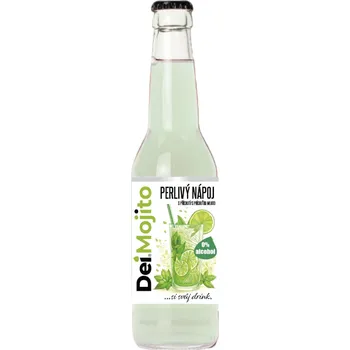 Limonáda Nealkoholický perlivý nápoj s příchutí MOJITO - sklo - DEI 330ml