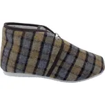 Dámské domácí papuče s přezkou Bokap 063 hnědé Velikost: 41 (EU)