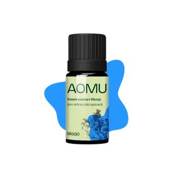Vonný olej AOMU Sleep, směs esenciálních olejů pro spánek, 5 ml Pro večerní zklidnění a kvalitnější spánek