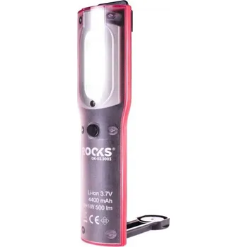 Auto-moto MDtools Dílenská montážní lampa 10 LED SMD a 1 LED High Power, nabíjecí USB, s klipem na opasek