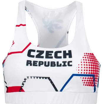 Podprsenka Dámská funkční sportovní podprsenka premium ALTISPORT VOJ/ALW036POD01 HEXA BÍLÁ XL