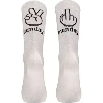 Pánské ponožky Northwave Sunday Monday cyklistické ponožky White vel. L (44-47)