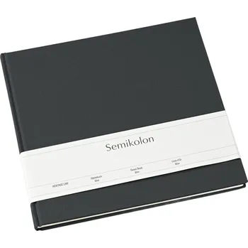 Diář Semikolon, Kniha hostů Semikolon Slim, tmavě šedá - Formadore