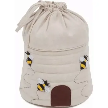 Organizér galanterie Vak na pletení a háčkování - Včela (Beehive Drawstring Bag Bee)
