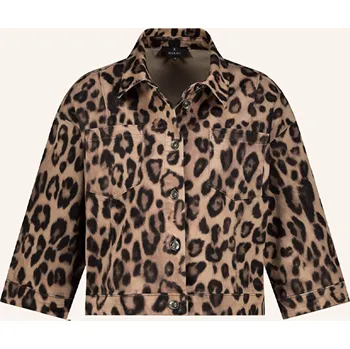 Dámský kabát Monari Dámská Bunda S 3/4 Rukávem, světle hnědá / hnědá /...