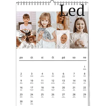 Fotokalendář Kalendarz 20x30cm papier kredowy 12 stron