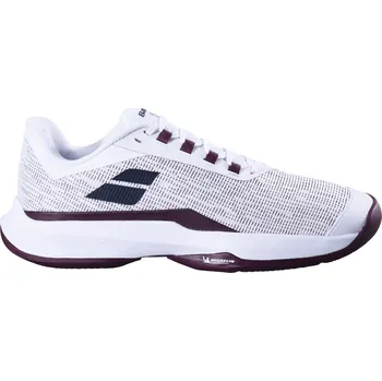 Pánská tenisová obuv Pánská tenisová obuv Babolat Jet Tere 2 Clay Men White/Burgundy EUR 44,5