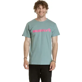 Pánská móda Pánské tričko Meatfly Logex mátová XXL