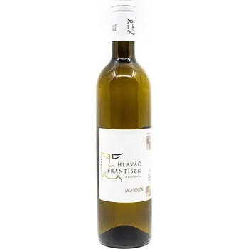 Víno Sauvignon 2023, pozdní sběr, vinařství František Hlaváč, suché