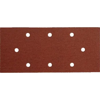 Brusné papíry, různé hrubosti, 93x190 mm, 8 otvorů, suchý zip, 10 ks - EXTOL PREMIUM Zrnitost: P80