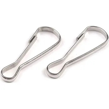 Karabina 8x23 mm - nikl (25 ks)